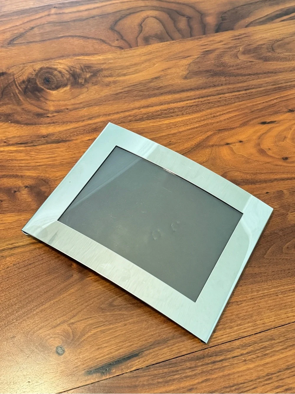 MCM Curved Photo-frame, Polished Stainless Steel